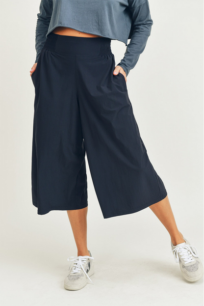 Women's Culotte Pants Bag color Black